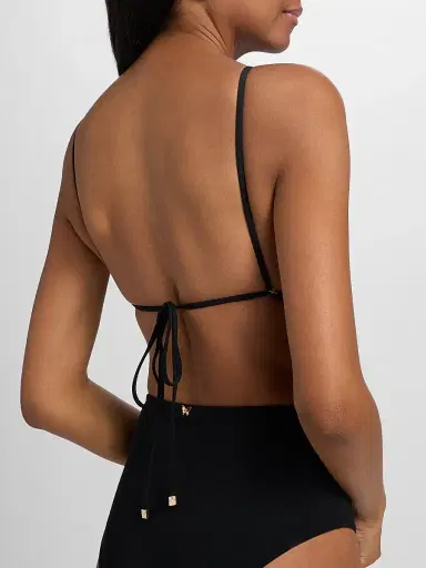 Kiki de Montparnasse Women's Coeur One-Piece Swimsuit - Black - Size XL | Thumbnail 5