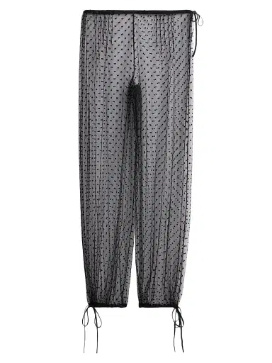 Kiki de Montparnasse Women's Merci Polka Dot-Embroidered Tulle Cover-Up Pants | Thumbnail 1 Kiki de Montparnasse Women's Merci Polka Dot-Embroidered Tulle Cover-Up Pants | Thumbnail 1