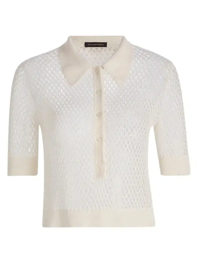 Kiki de Montparnasse Women's Silk Crochet Crop Top -