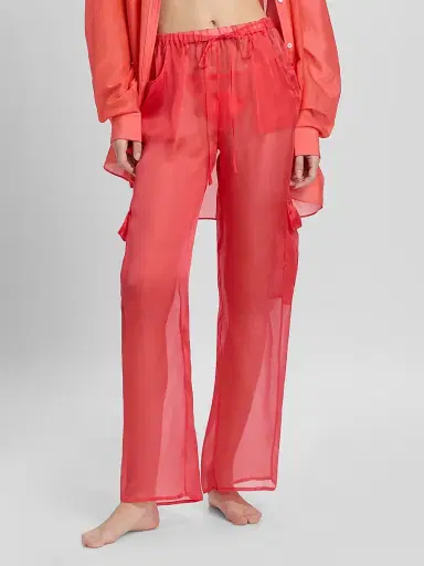 Kiki de Montparnasse Women's Sheer Silk Organza Pants | Thumbnail 3 Kiki de Montparnasse Women's Sheer Silk Organza Pants | Thumbnail 3