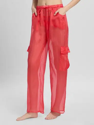 Kiki de Montparnasse Women's Sheer Silk Organza Pants | Thumbnail 4 Kiki de Montparnasse Women's Sheer Silk Organza Pants | Thumbnail 4