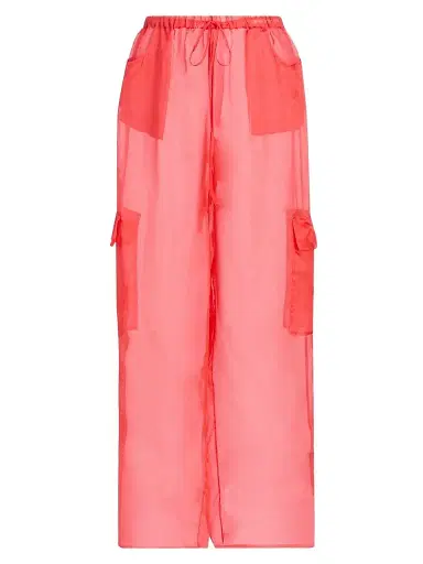 Kiki de Montparnasse Women's Sheer Silk Organza Pants | Thumbnail 1 Kiki de Montparnasse Women's Sheer Silk Organza Pants | Thumbnail 1