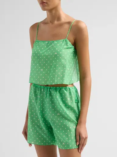 Kiki de Montparnasse Women's High Summer Kiki Point Crop Top | Thumbnail 4 Kiki de Montparnasse Women's High Summer Kiki Point Crop Top | Thumbnail 4