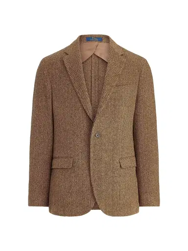 Polo Ralph Lauren Men's Herringbone Wool-Blend Two-Button Sport Coat - Brown Tan | Thumbnail 1 Polo Ralph Lauren Men's Herringbone Wool-Blend Two-Button Sport Coat - Brown Tan | Thumbnail 1