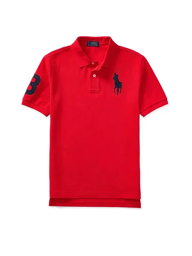 Polo Ralph Lauren Big Pony Cotton Mesh Polo - Red