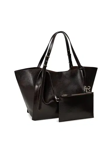 Ralph Lauren Collection Women's RL 888 Leather Tote Bag - Vintage Brown | Thumbnail 4 Ralph Lauren Collection Women's RL 888 Leather Tote Bag - Vintage Brown | Thumbnail 4