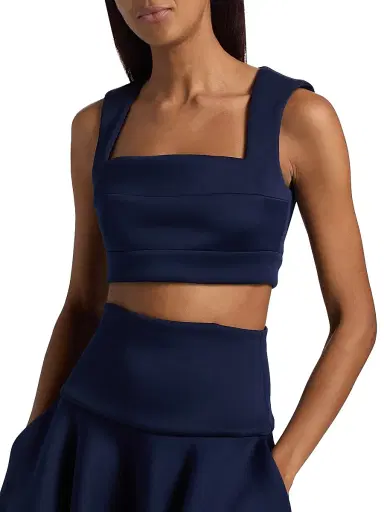 BLACK HALO Women's Pamina Two-Piece Midi-Dress Set - Navy - Size 10 | Thumbnail 6
