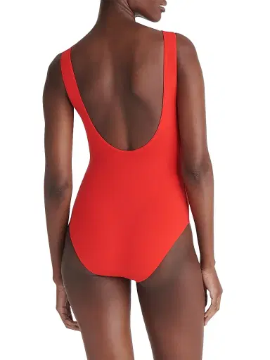 Eres Women's Icône One-Piece Tank Swimsuit - Ecarlate - Size 8 | Thumbnail 5