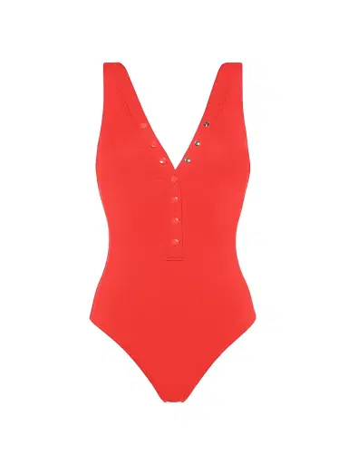 Eres Women's Icône One-Piece Tank Swimsuit - Ecarlate - Size 8 | Thumbnail 1