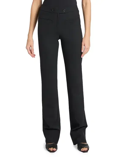 Courrèges Women's Two-Button Bootcut Pants - Black | Thumbnail 3 Courrèges Women's Two-Button Bootcut Pants - Black | Thumbnail 3