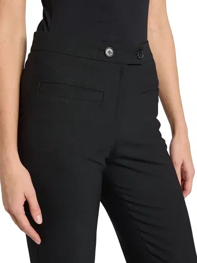 Courrèges Women's Two-Button Bootcut Pants - Black | Thumbnail 6 Courrèges Women's Two-Button Bootcut Pants - Black | Thumbnail 6