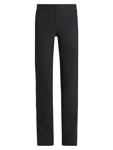 Courrèges Women's Two-Button Bootcut Pants - Black | Thumbnail 1 Courrèges Women's Two-Button Bootcut Pants - Black | Thumbnail 1
