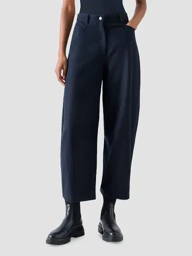 Akris punto Women's Farrow Wool Flannel Pants | Thumbnail 2 Akris punto Women's Farrow Wool Flannel Pants | Thumbnail 2
