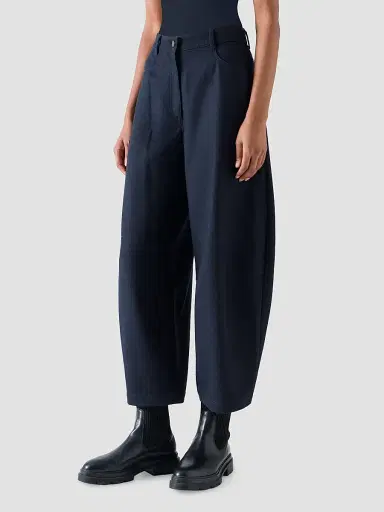 Akris punto Women's Farrow Wool Flannel Pants | Thumbnail 5 Akris punto Women's Farrow Wool Flannel Pants | Thumbnail 5