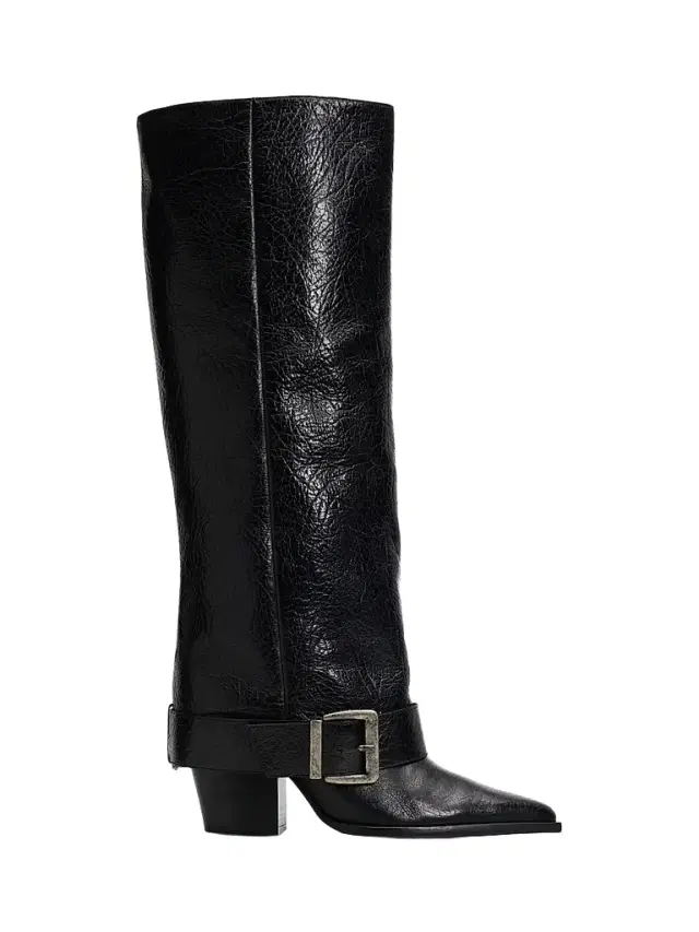 Schutz Women's Parker Up 85MM Leather Boots - Black