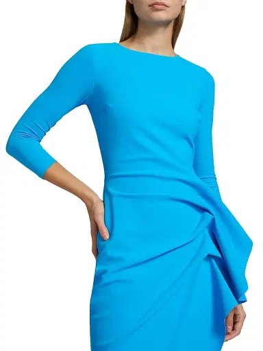 Chiara Boni La Petite Robe Women's Gathered Side Midi-Dress | Thumbnail 6 Chiara Boni La Petite Robe Women's Gathered Side Midi-Dress | Thumbnail 6