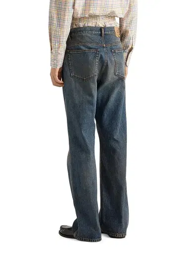 Prada Men's Five-Pocket Denim Jeans - Blue - Size 34 | Thumbnail 4 Prada Men's Five-Pocket Denim Jeans - Blue - Size 34 | Thumbnail 4