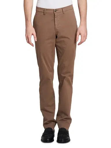 Etro Men's Garment-Dyed Chino Trousers - Walnut - Size 44 | Thumbnail 3