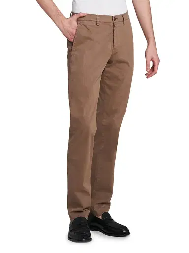 Etro Men's Garment-Dyed Chino Trousers - Walnut - Size 44 | Thumbnail 4