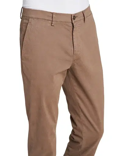 Etro Men's Garment-Dyed Chino Trousers - Walnut - Size 44 | Thumbnail 6