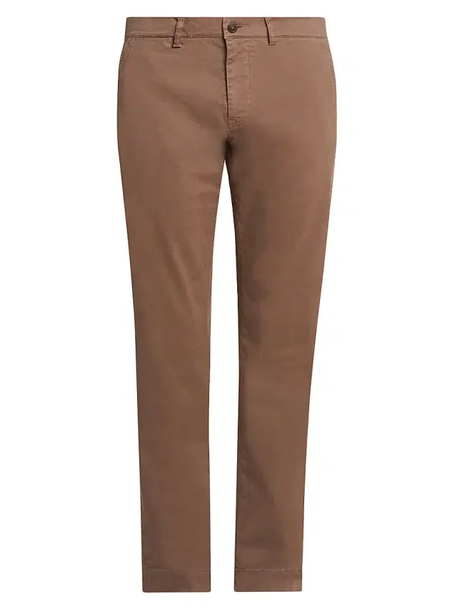 Etro Men's Garment-Dyed Chino Trousers - Walnut