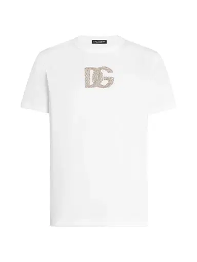 Dolce & Gabbana Men's Logo-Appliqué Cotton T-Shirt | Thumbnail 1