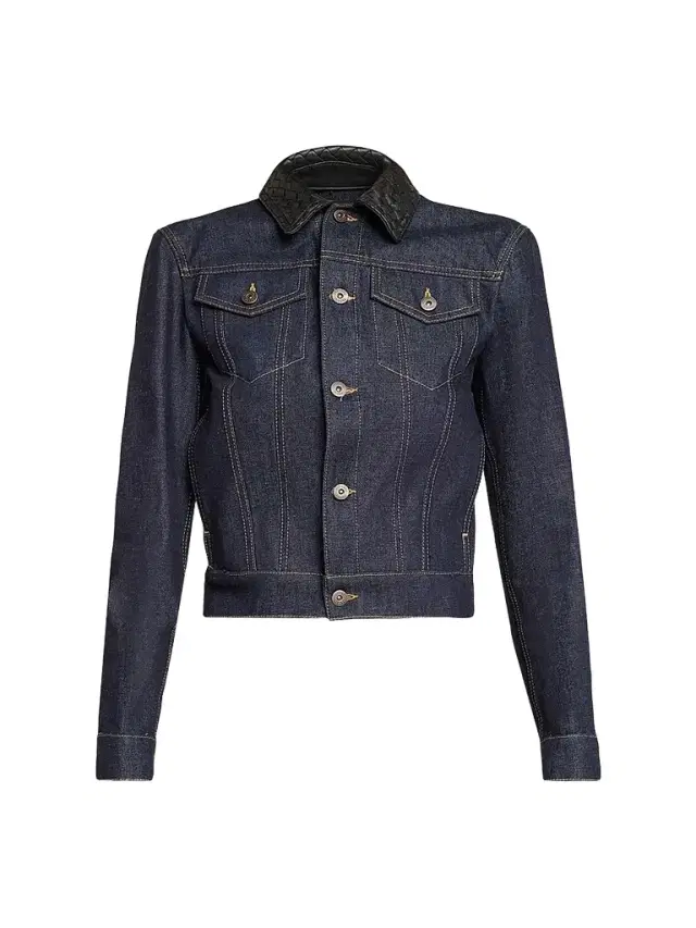 Bottega Veneta Women's Western Denim Jacket - Indigo