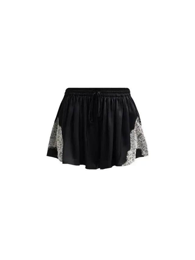Women's Esme Satin Verne Shorts - Black Gardenia