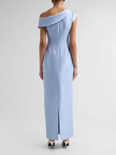 BADGLEY MISCHKA Women's One-Shoulder Mikado Gown | Thumbnail 3 BADGLEY MISCHKA Women's One-Shoulder Mikado Gown | Thumbnail 3