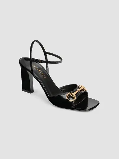 Gucci Women's Signora 85MM Leather Sandals - Nero - Size 5.5 | Thumbnail 2 Gucci Women's Signora 85MM Leather Sandals - Nero - Size 5.5 | Thumbnail 2