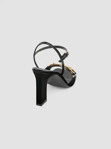 Gucci Women's Signora 85MM Leather Sandals - Nero - Size 5.5 | Thumbnail 3 Gucci Women's Signora 85MM Leather Sandals - Nero - Size 5.5 | Thumbnail 3