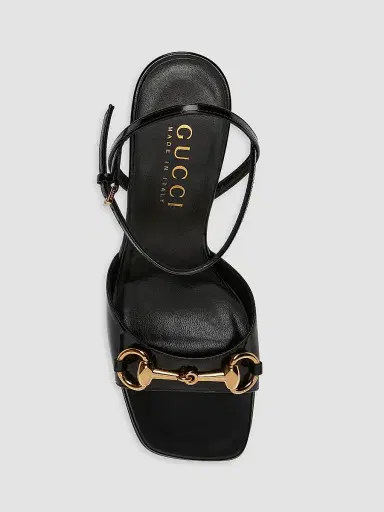 Gucci Women's Signora 85MM Leather Sandals - Nero - Size 5.5 | Thumbnail 4 Gucci Women's Signora 85MM Leather Sandals - Nero - Size 5.5 | Thumbnail 4