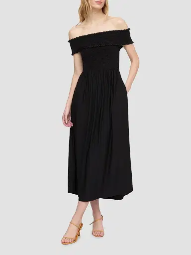 Hill House Home Women's The Marguerite Nap Dress - Black | Thumbnail 2