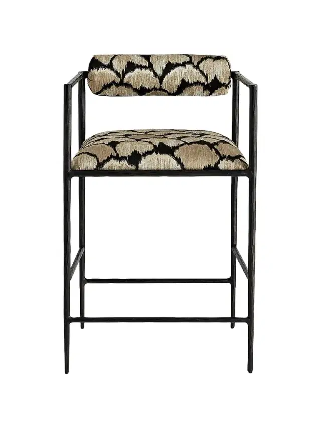 Arteriors Barbara Counter Stool - Black