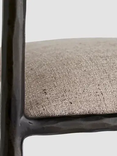 Arteriors Barbana Linen-Blend Bar Stool - Grey | Thumbnail 4 Arteriors Barbana Linen-Blend Bar Stool - Grey | Thumbnail 4