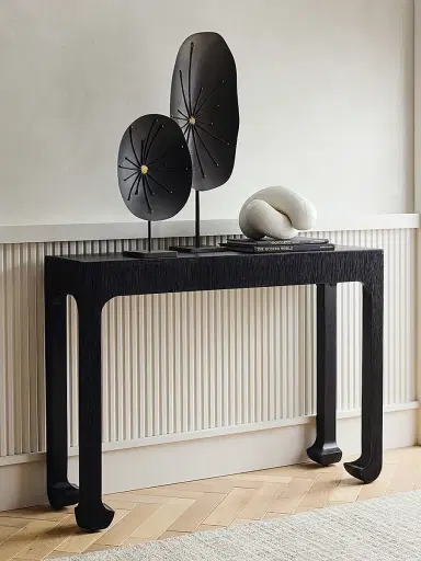 Arteriors Ichigo Textured Console - Black | Thumbnail 2 Arteriors Ichigo Textured Console - Black | Thumbnail 2