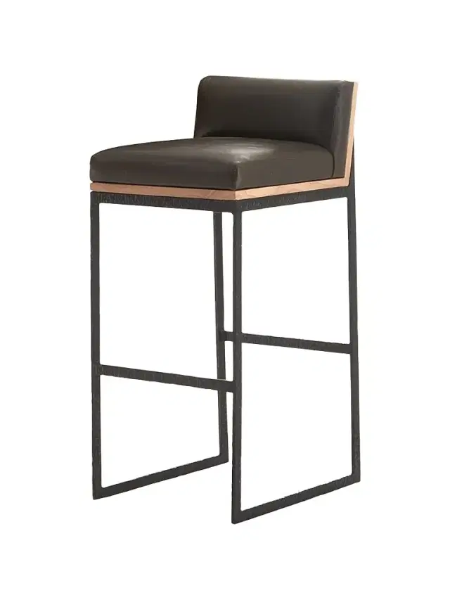 Arteriors Marmont Bar Stool - Grey