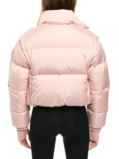 Sam. Women's Cleo Convertible Down Jacket - Matte Pink | Thumbnail 7