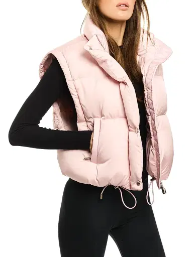 Sam. Women's Cleo Convertible Down Jacket - Matte Pink | Thumbnail 9