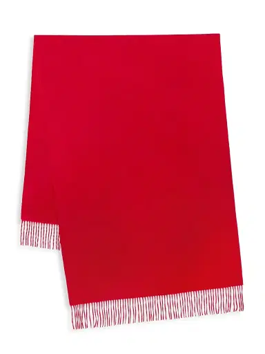 Sofia Cashmere Women's Fringed Cashmere Wrap - Red | Thumbnail 3