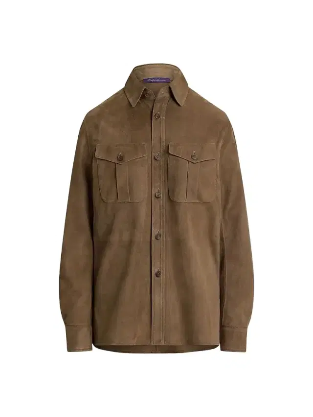 Ralph Lauren Collection Women's Suede Oversized Shirt - Portobello