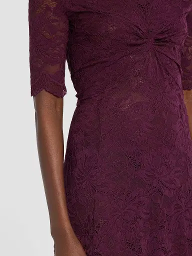 Rabanne Women's Lace Off-The-Shoulder Midi Dress | Thumbnail 5 Rabanne Women's Lace Off-The-Shoulder Midi Dress | Thumbnail 5