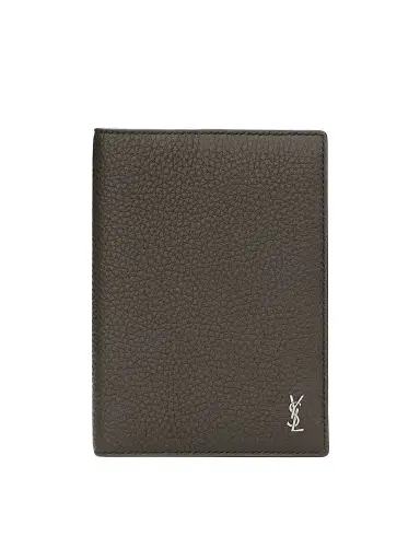 Saint Laurent Tiny Cassandre Passport Case in Grained Leather | Thumbnail 1