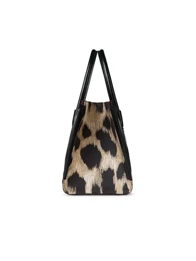 Givenchy Women's Small Antigona Catchall Top Handle Bag - Black Beige | Thumbnail 2