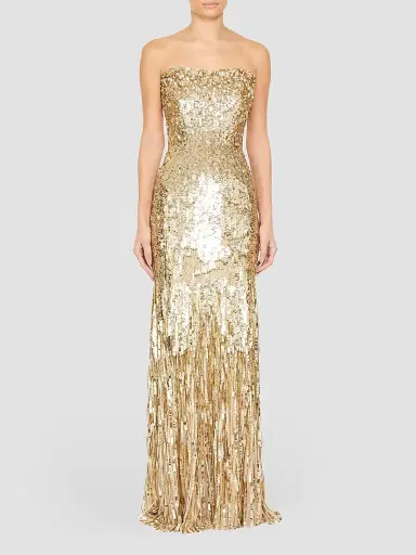 Jenny Packham Women's Kimi Sequin-Embellished Strapless Gown - Illusion - Size 12 | Thumbnail 2 Jenny Packham Women's Kimi Sequin-Embellished Strapless Gown - Illusion - Size 12 | Thumbnail 2