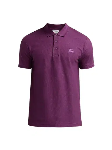 Burberry Men's Eddie EKD Cotton Polo Shirt | Thumbnail 1 Burberry Men's Eddie EKD Cotton Polo Shirt | Thumbnail 1
