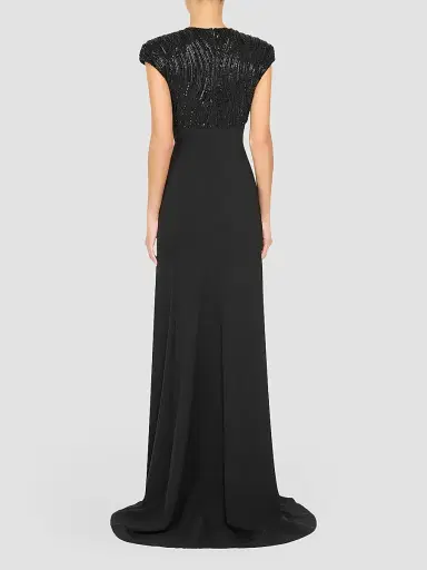 Jenny Packham Women's Moonveil Embellished Keyhole Gown | Thumbnail 3 Jenny Packham Women's Moonveil Embellished Keyhole Gown | Thumbnail 3