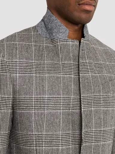 Giorgio Armani Men's Glen Check Wool-Cashmere Sport Jacket - Black Multi - Size 50 | Thumbnail 6