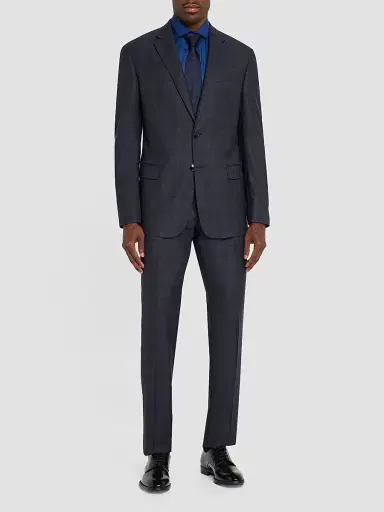Giorgio Armani Men's Tonal Check Wool Suit | Thumbnail 2 Giorgio Armani Men's Tonal Check Wool Suit | Thumbnail 2