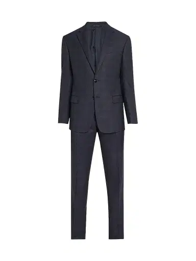Giorgio Armani Men's Tonal Check Wool Suit | Thumbnail 1 Giorgio Armani Men's Tonal Check Wool Suit | Thumbnail 1